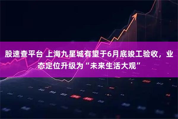 股速查平台 上海九星城有望于6月底竣工验收，业态定位升级为“未来生活大观”