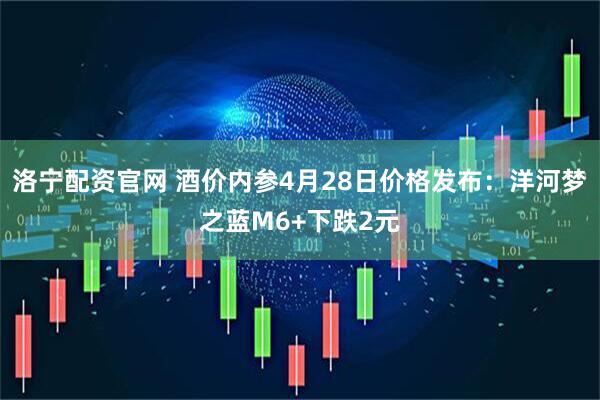 洛宁配资官网 酒价内参4月28日价格发布：洋河梦之蓝M6+下跌2元