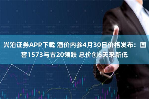 兴泊证券APP下载 酒价内参4月30日价格发布：国窖1573与古20领跌 总价创6天来新低